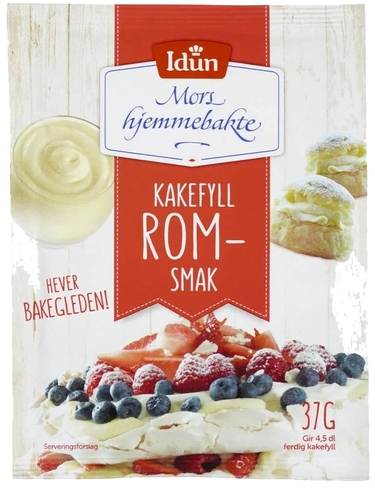 Kakefyll med romsmak
