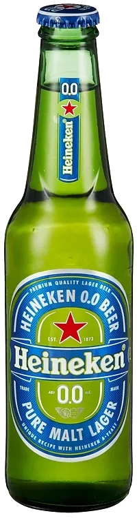 Heineken 0,0% 0,33l flaske