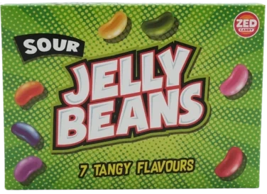 Zed Candy Sour Jelly Beans Box 120g