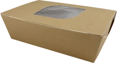 Matbeger 1250ml Lokk m/vindu