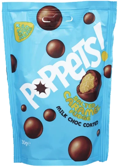 Poppets Salted Caramel Fudge 130g