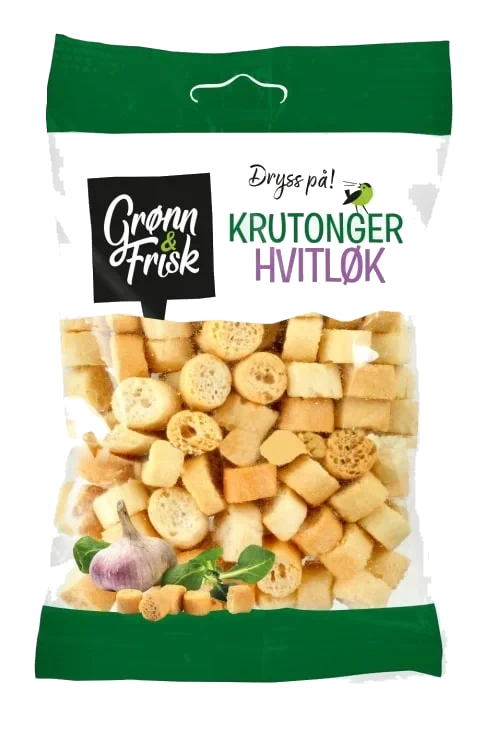 Krutonger m/Hvitløk 60g Grønn&Frisk
