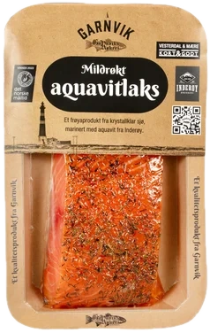 Mildrøkt Aquavitlaks 200g Garnviks Røkeri