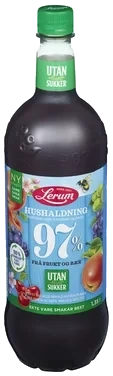 Husholdningssaft Utan Tilsett Sukker 1.35l Lerum