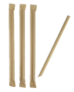 Sugerør Papir Singelpakket 10x230mm Craft Sharp