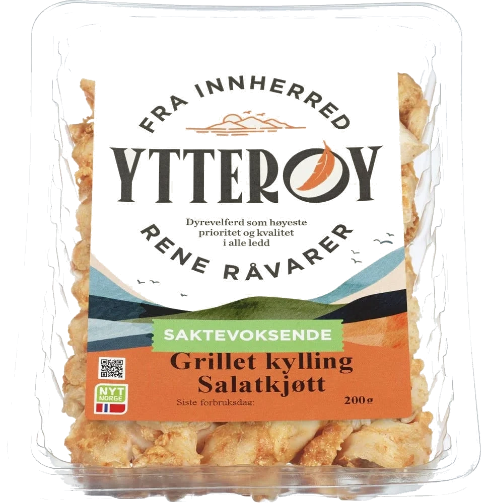 Grillet kylling salatkjøtt