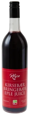 Premium Kirsebær Bringebær 0,75l Fl Røyse