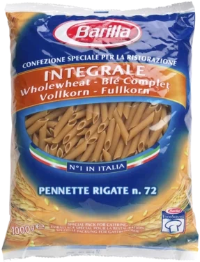 Barilla Pasta Pennette Fullkorn 1kg