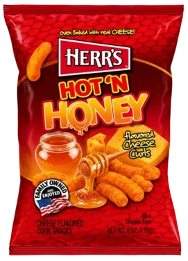 Herr's Hot'n Honning Cheese Curls 170g