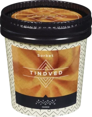 Tindved Sorbet 140ml Storfjord Iskrem