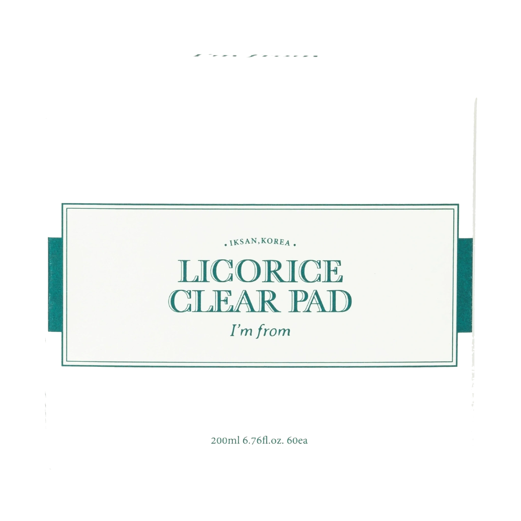 I'm From Licorice Clear Pad, 60 stk.