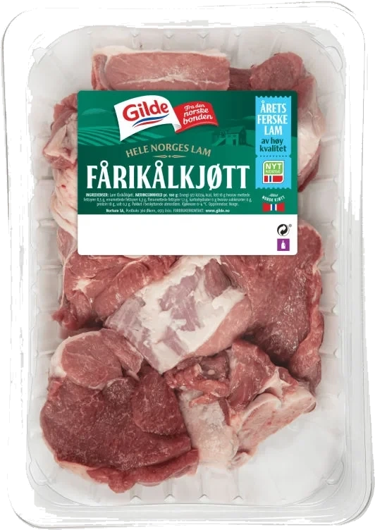 Gilde NG Lam Fårikålkjøtt 1kg Pk