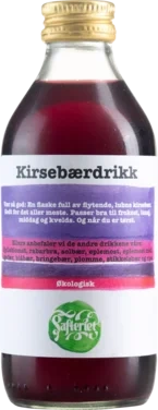 Safteriet Kirsebærdrikk Øko 250ml