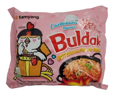 Samyang Carbonara Flavor Hot Chicken Ramen Buldak 130 g x 3