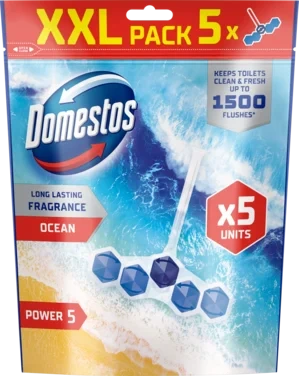 Domestos Wc Block 5-pack Power5 Ocean 50g Toalettrengjøring
