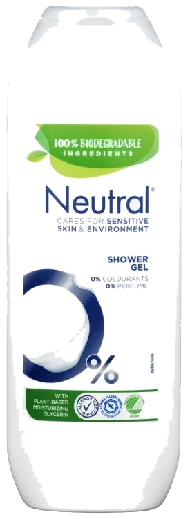 Neutral Showergel u/Parfyme 250ml