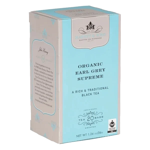 Harney Premium Earl Grey Te Økologisk Organic 20stk
