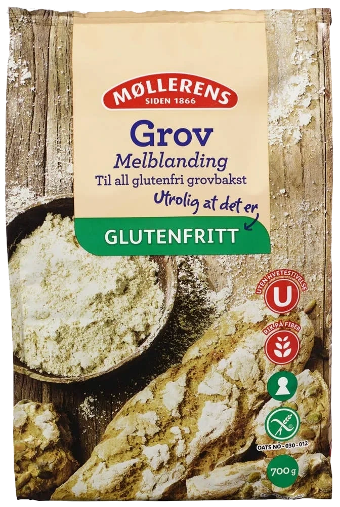 Grov melblanding
