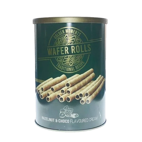 Waferrolls - Hasselnøtt og Sjokoladekrem 400g