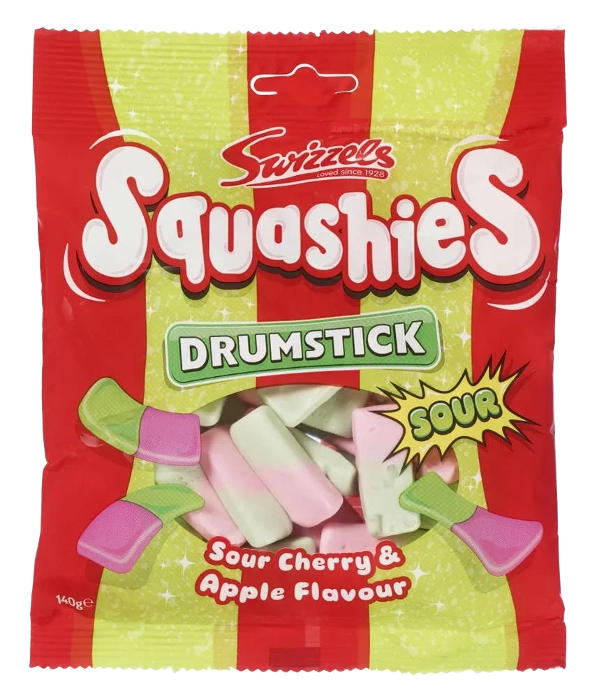 Squashies Sour Apple 160g Swizzels
