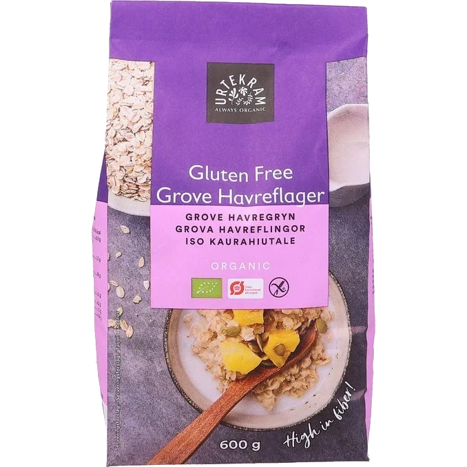 Grova Havreflingor Glutenfria Eko