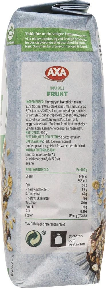 Fruktmüsli