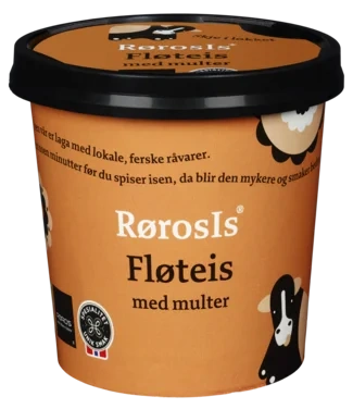 Rørosis Fløteis m Multer 130ml