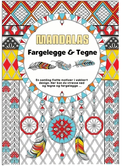 Mandalas fargelegge og tegne