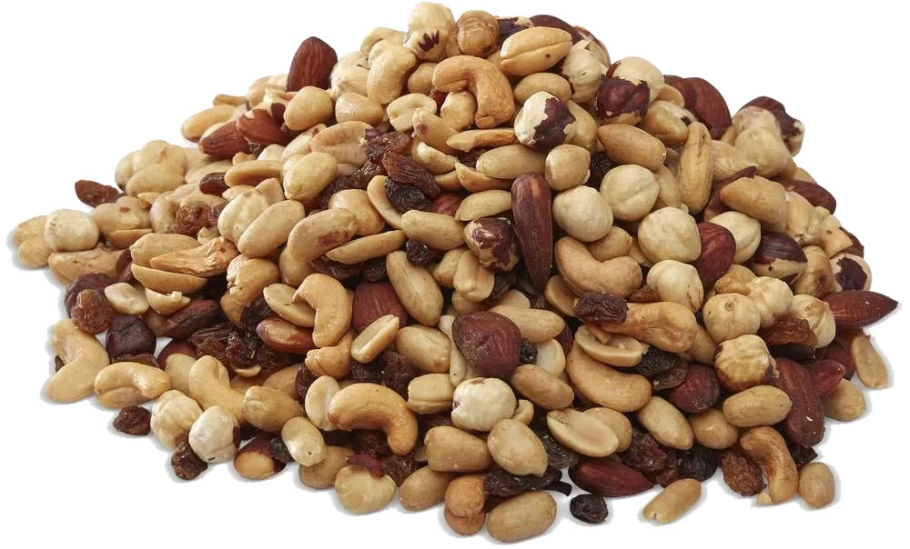 Kontormiks med Rosiner og Usaltede Nøtter