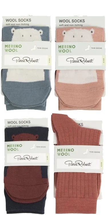 Socks Wool Kids Mix 21 21-24 Pierre-Robert