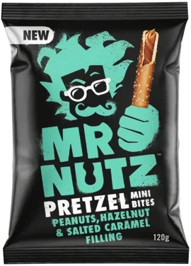Mr Nutz Pretzel med Salt Karamell 120g