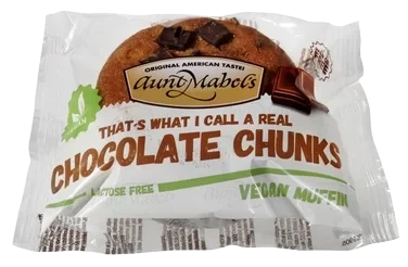 Muffins Chocolate Chunks Vegan 100g Aunt Mabels