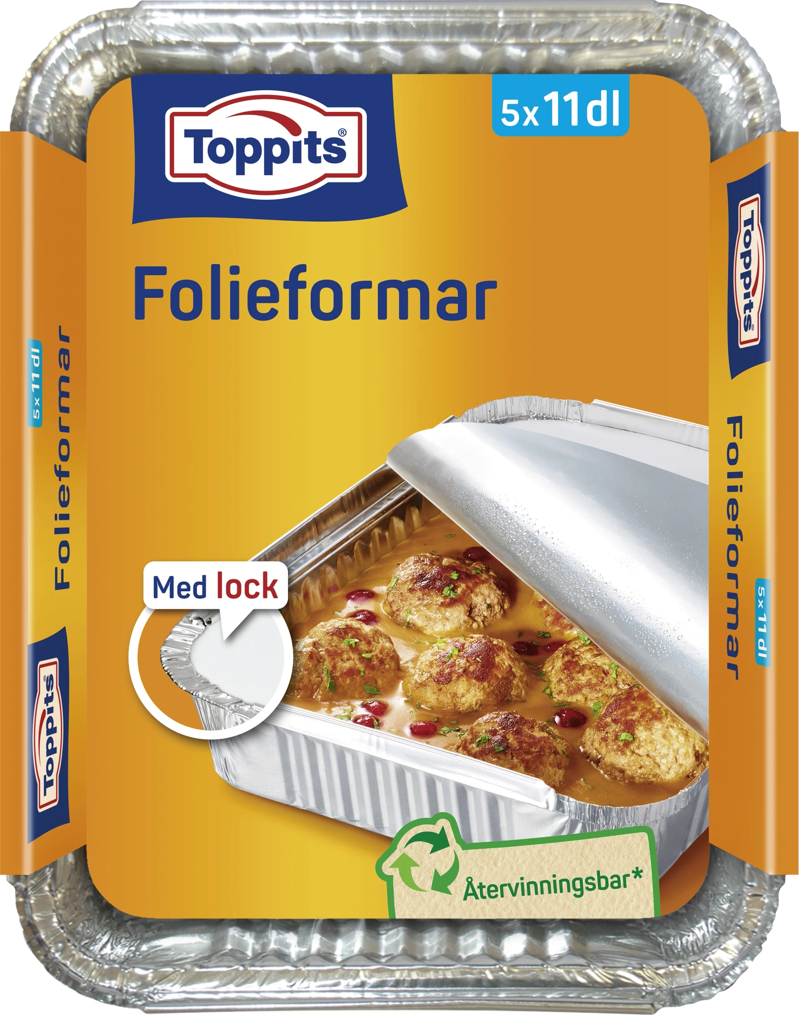 Folieformar med lock