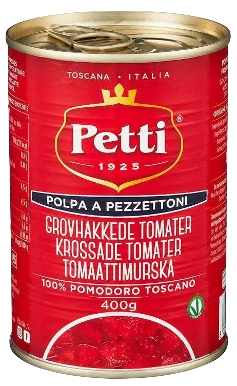 Grovhakkede Tomater 400g Il Gran Polposo Petti