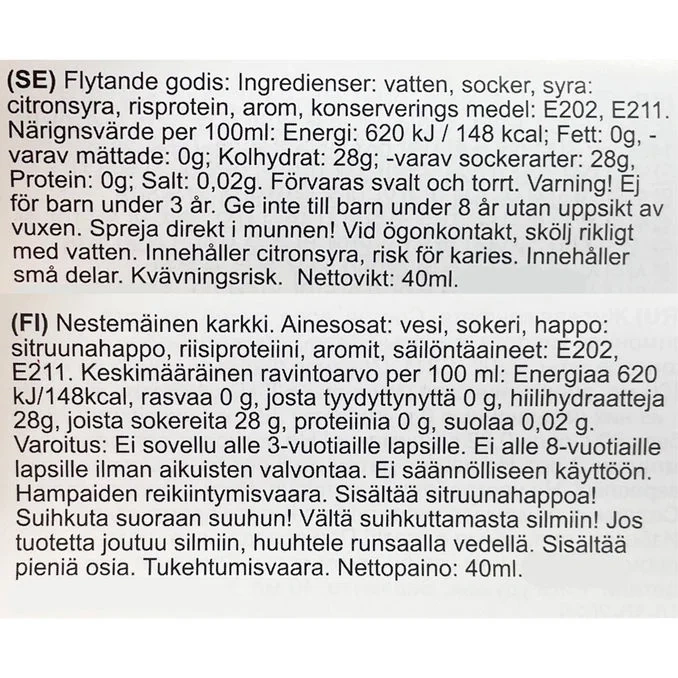 Godis Foam Spray Äpple