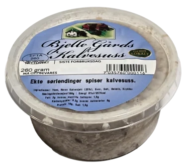 Kalvesuss 260g Bjelle Gamle Gård