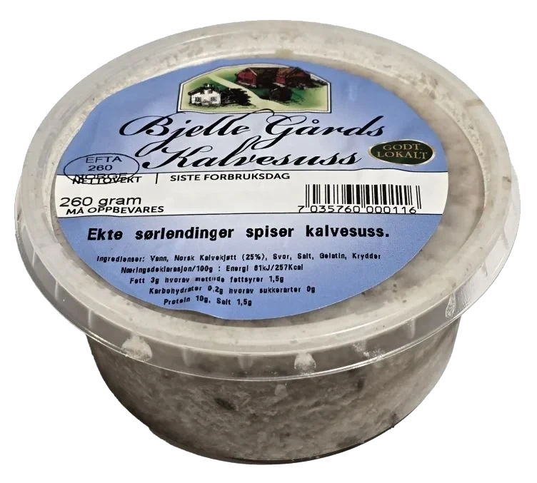 Kalvesuss 260g Bjelle Gamle Gård