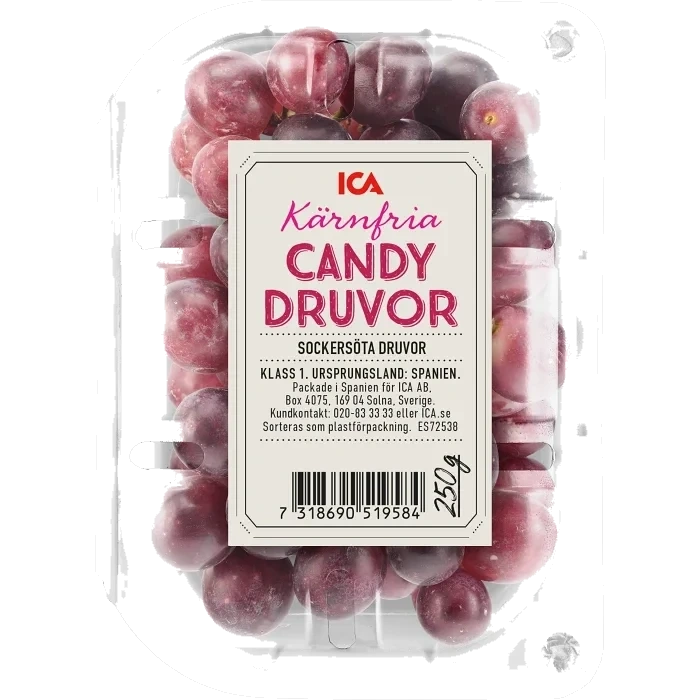 ICA Candy Druvor 250g