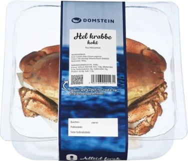 Krabbe Hel Kokt 400g