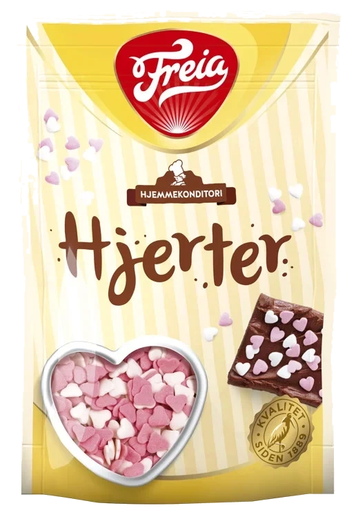 Rosa Hjerter 40g Freia