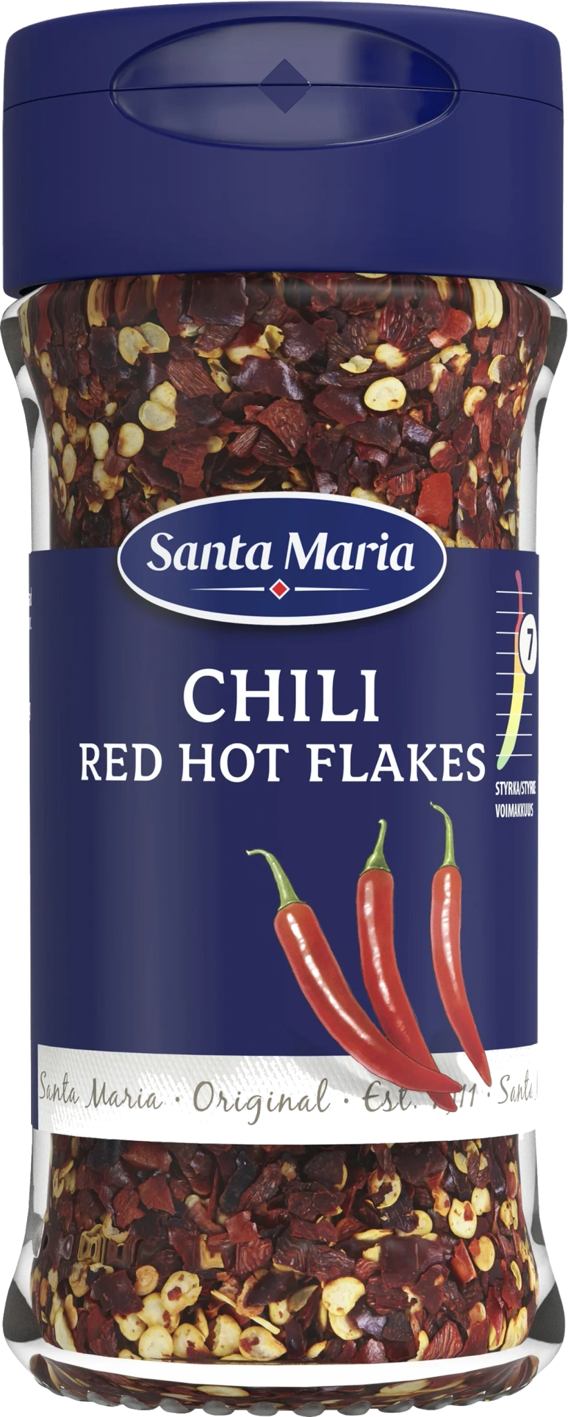 Chilipeppar Red Hot Flakes