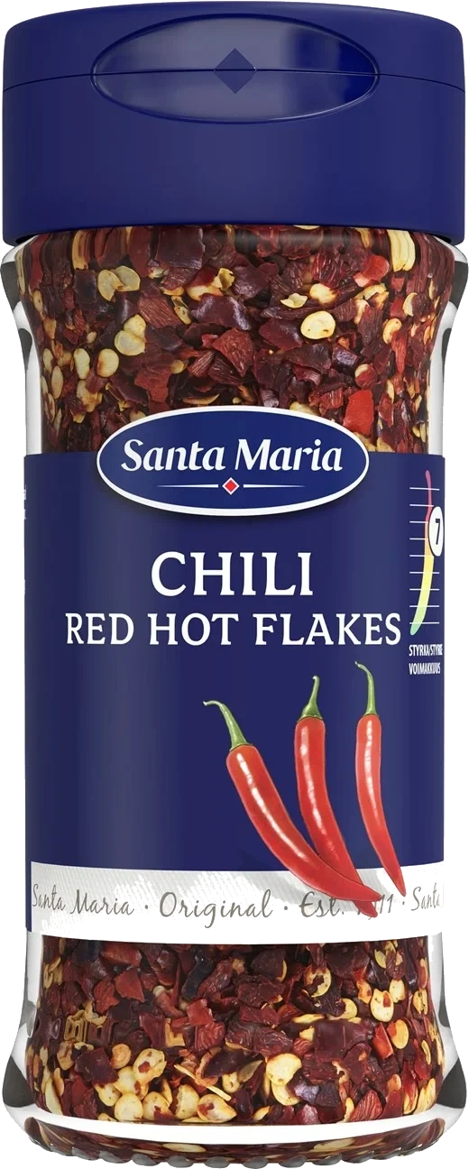 Chilipeppar Red Hot Flakes