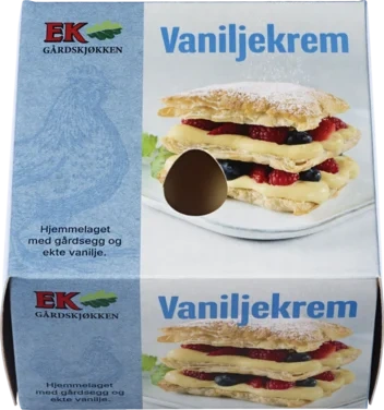 Vaniljekrem Hjemmelaget 190g Ek Gård