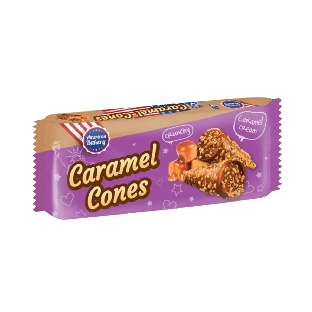 American Bakery Caramel Cones 112 g