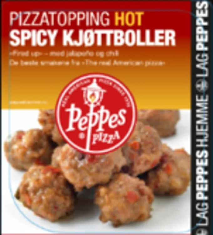 Kjøttboller Spicy/Hot 120g Peppes