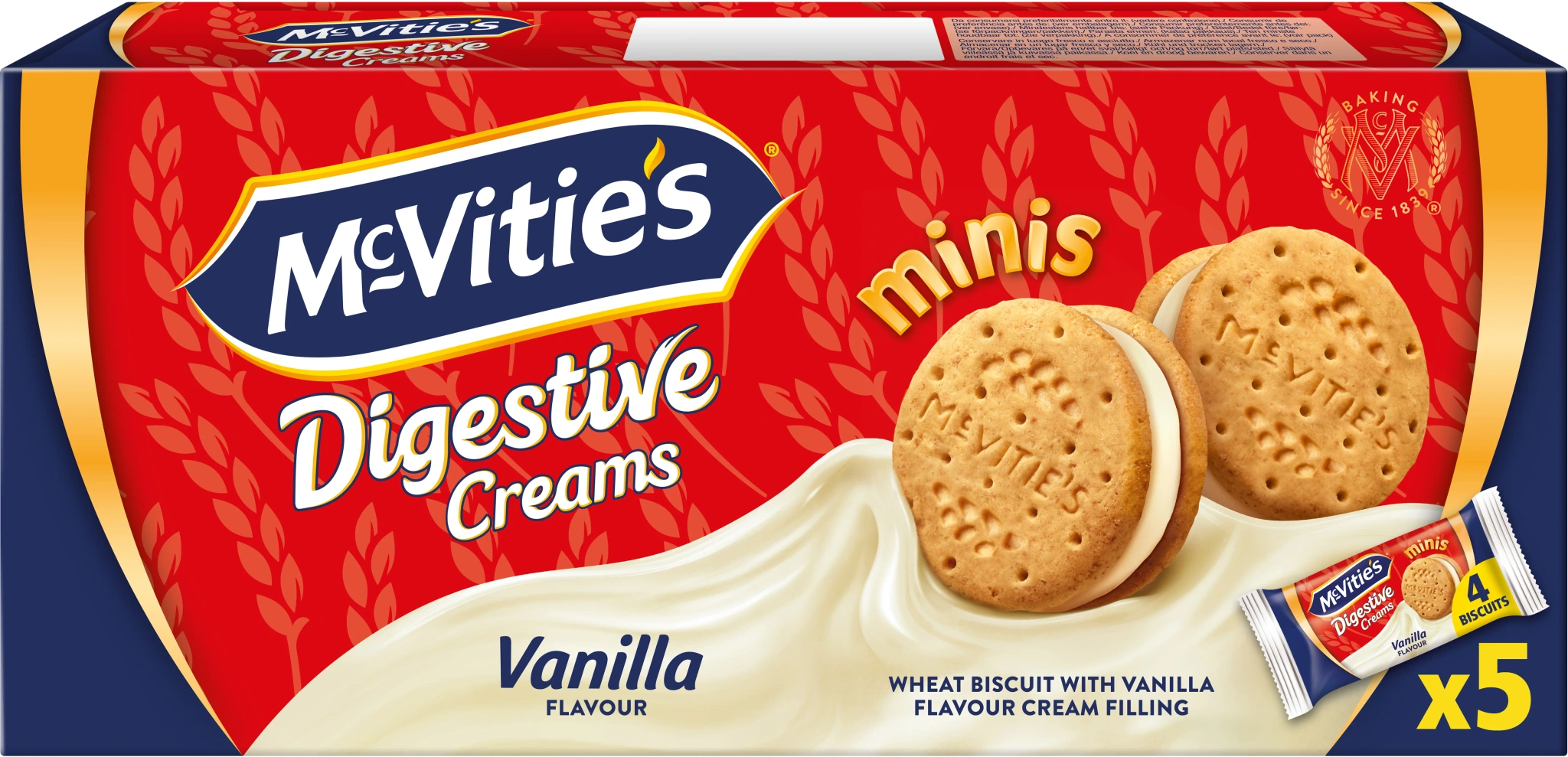 Digestive Creams Mini Vanilla