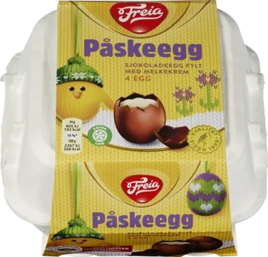 Påskeegg Fylte 4pk 136g Freia