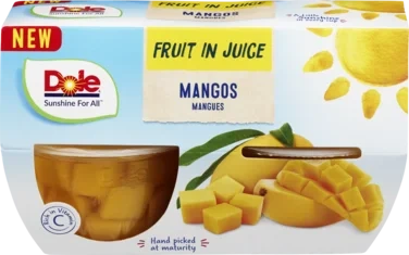 Mango Snack Cup 4 X 113g Dole