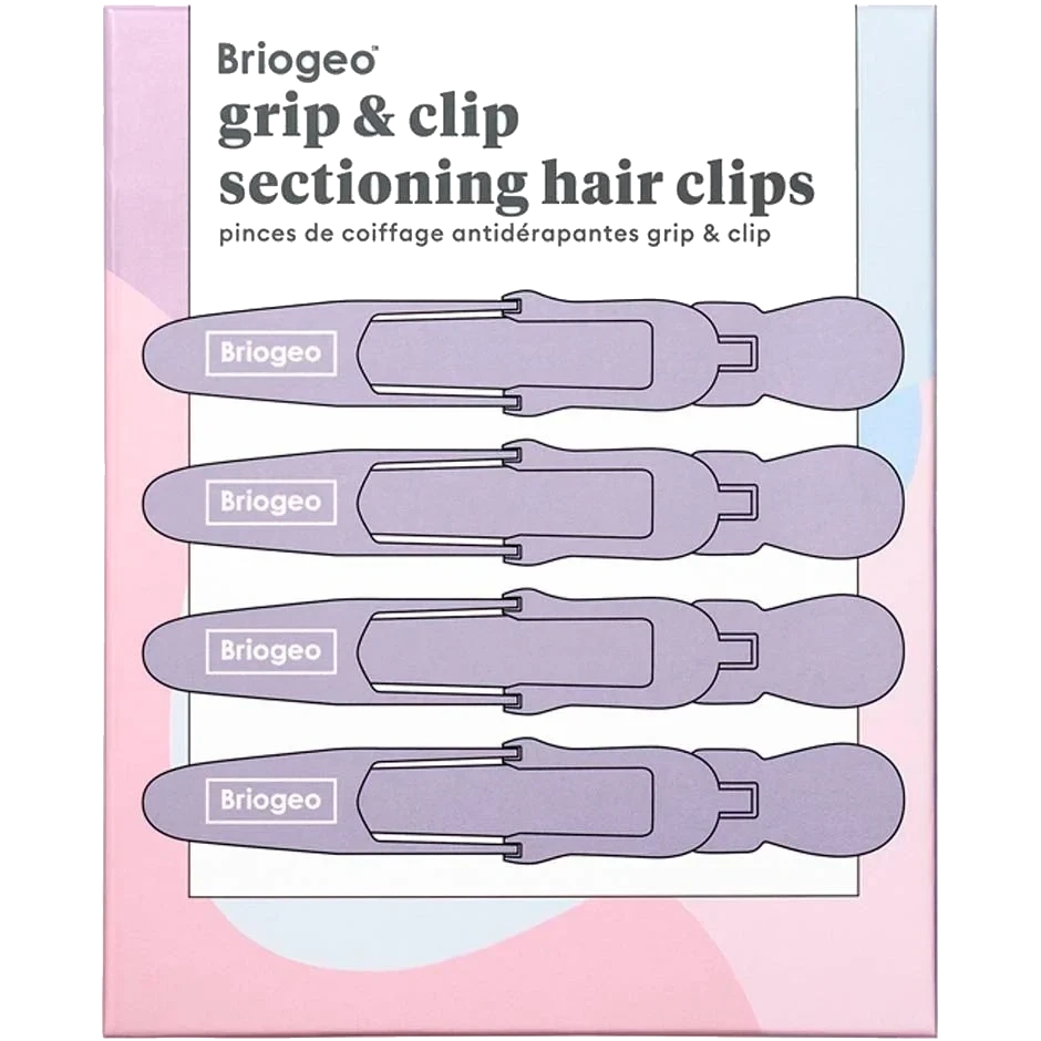 Briogeo Grip & Clip Alligator Hair Clips for Sectioning