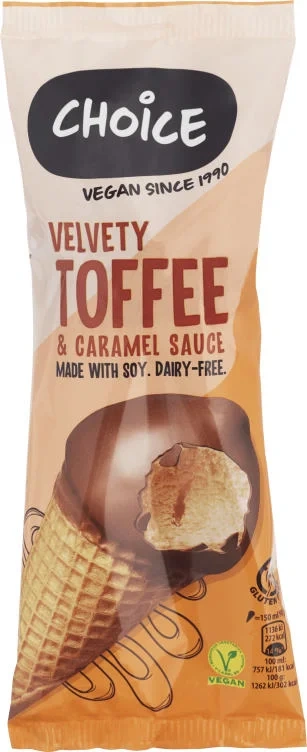 Choice Toffee Cone Soyakroneis 150ml